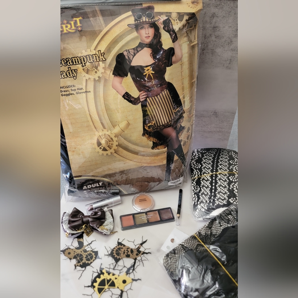 Spirit Halloween Steampunk Lady Costume Gem
